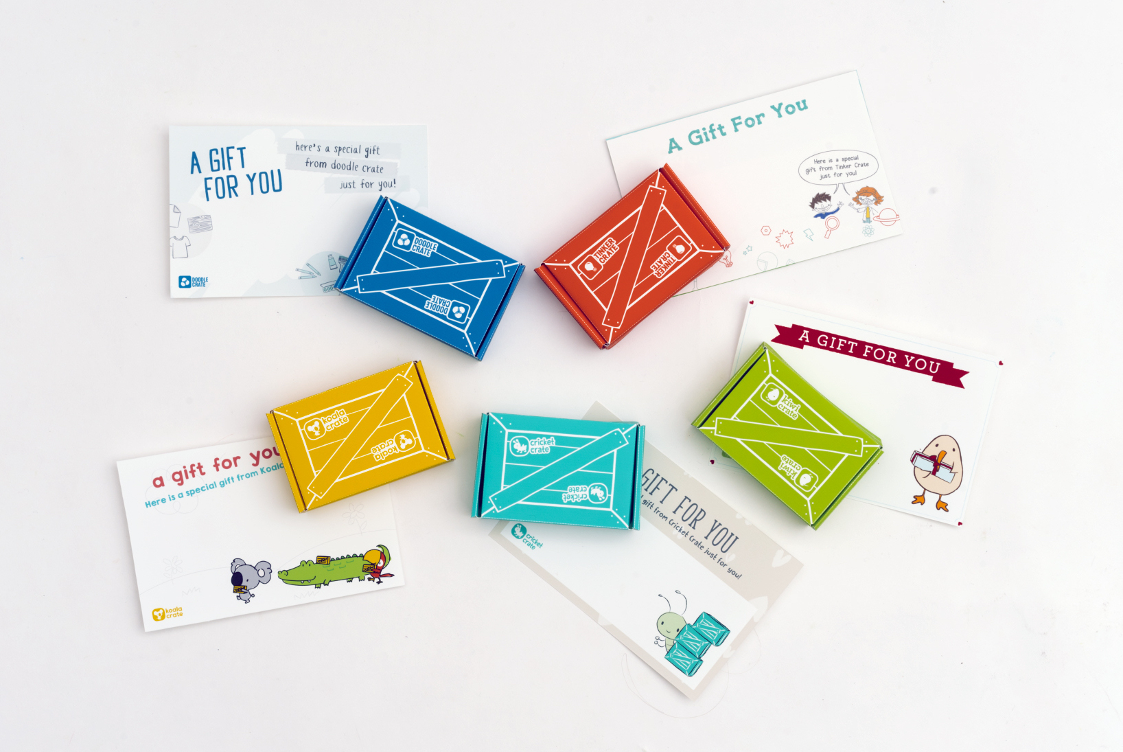 Printable Mini Crate Gift Boxes I Kiwi Crate Inc 