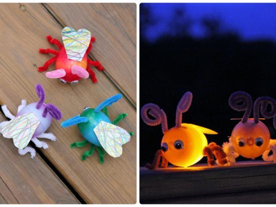 Plastic Egg Fireflies