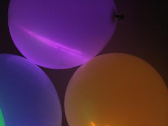Glow Sticks and Balloons
