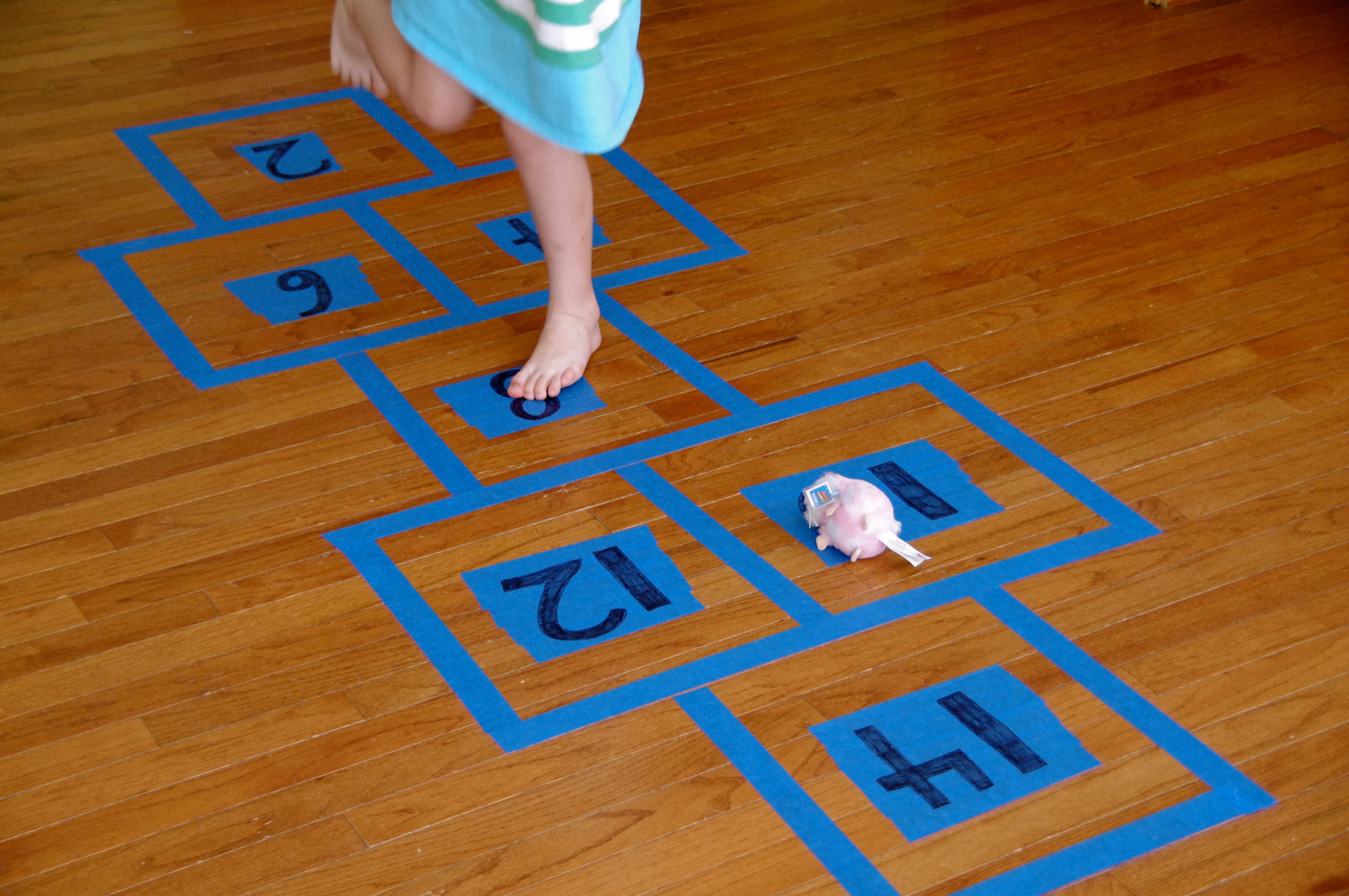 Indoor Skip-Count Hopscotch