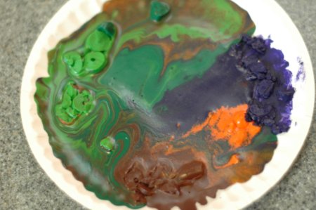 Melted Crayon Planets