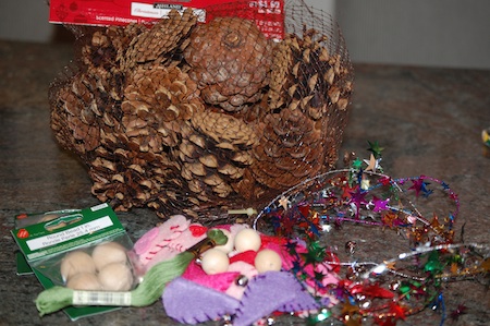 Pine Cone Fairy Family