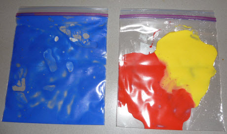 Ziploc bag & Paint - Two Ingredient Tuesday
