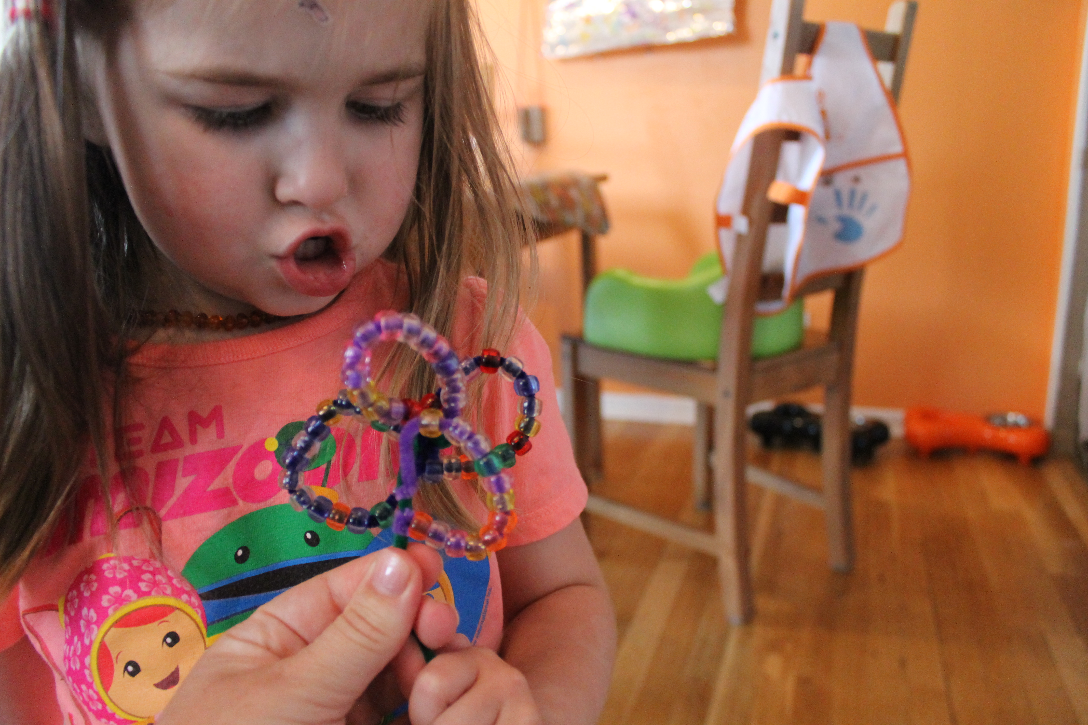 Pipe Cleaner and Pony Bead Flower