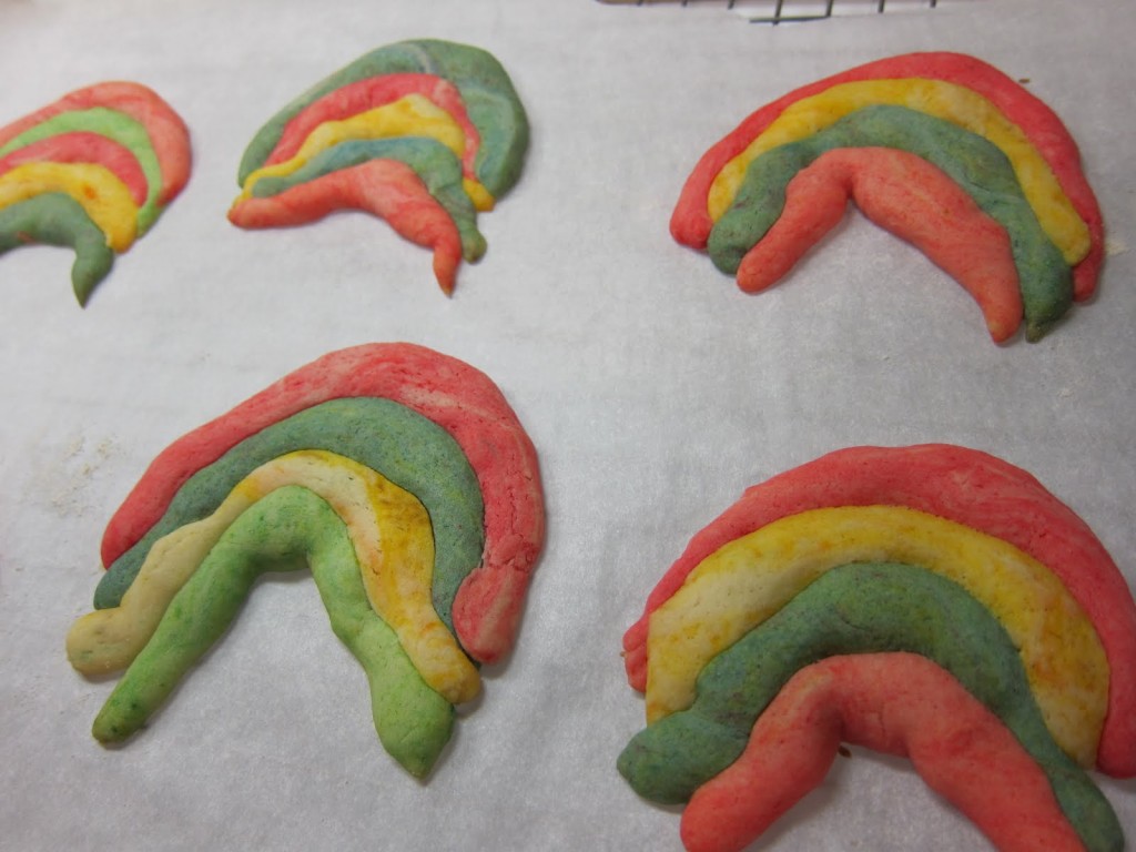 Rainbow Sugar Cookies