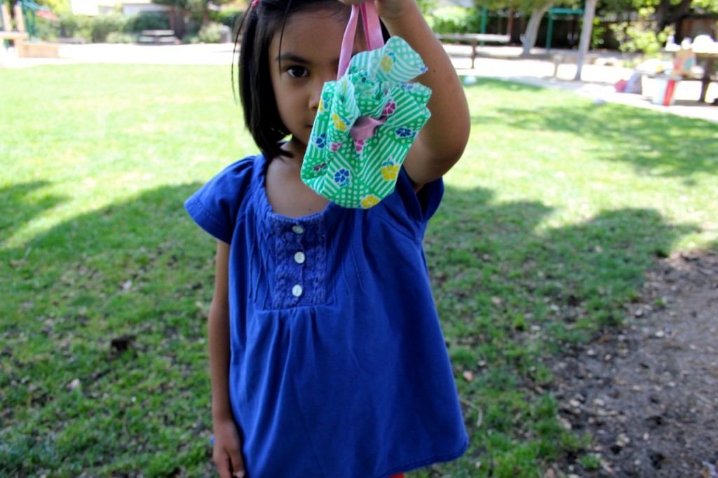 Fabric + Scissors = Pouches for Treasures