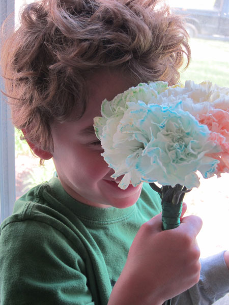 Rainbow Flowers for Mother's Day