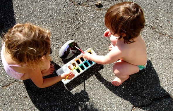 Outdoor Body Painting!
