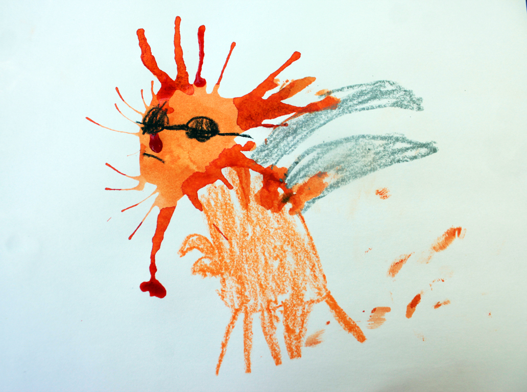 Monster & Creature Straw Paintings