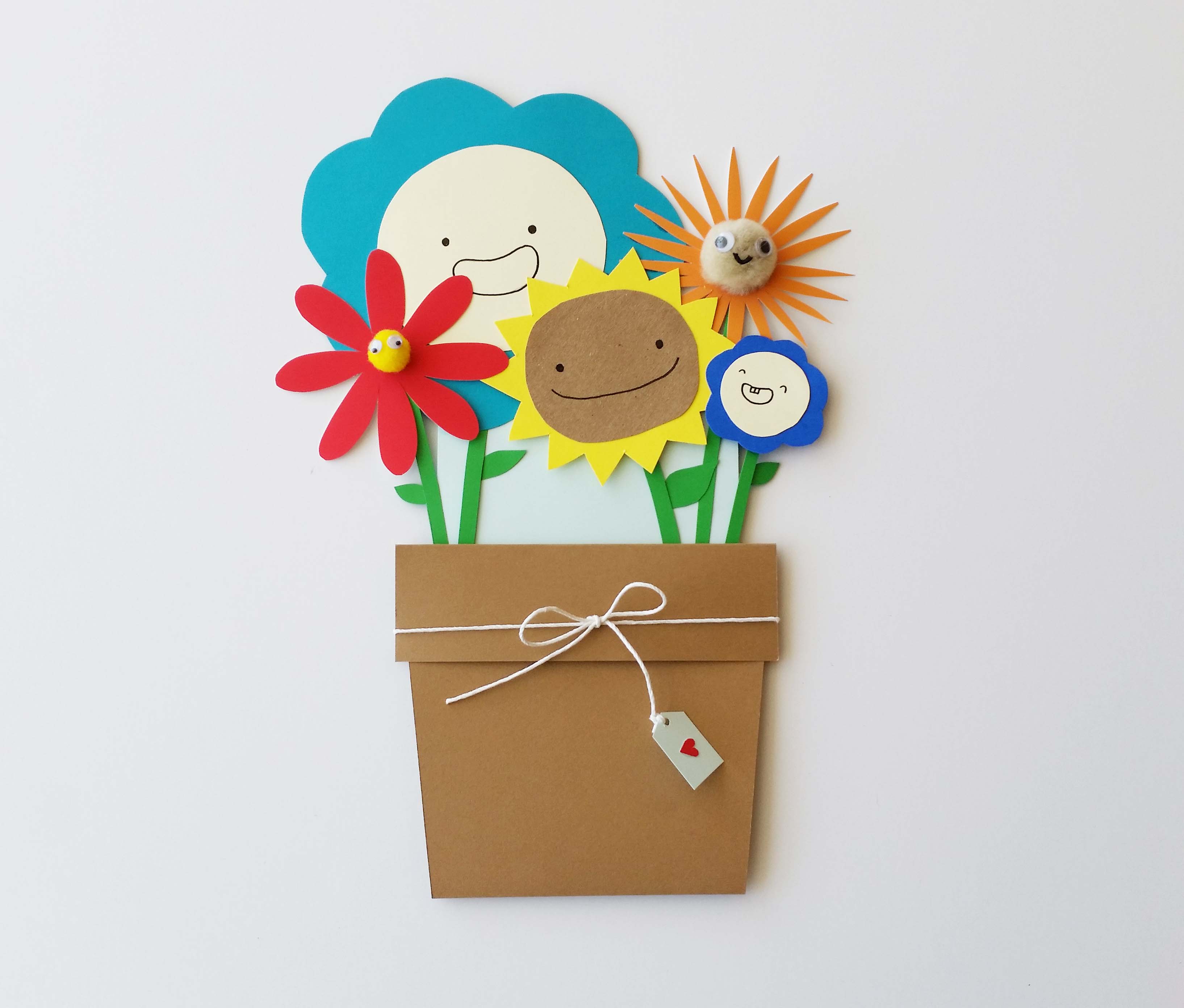 Growing Flowers Pop Up Card