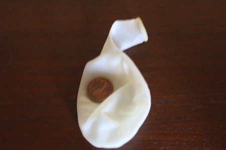 Balloon + Penny = Coin Spinner (or Atom Smasher) (Two Ingredient Tuesday)