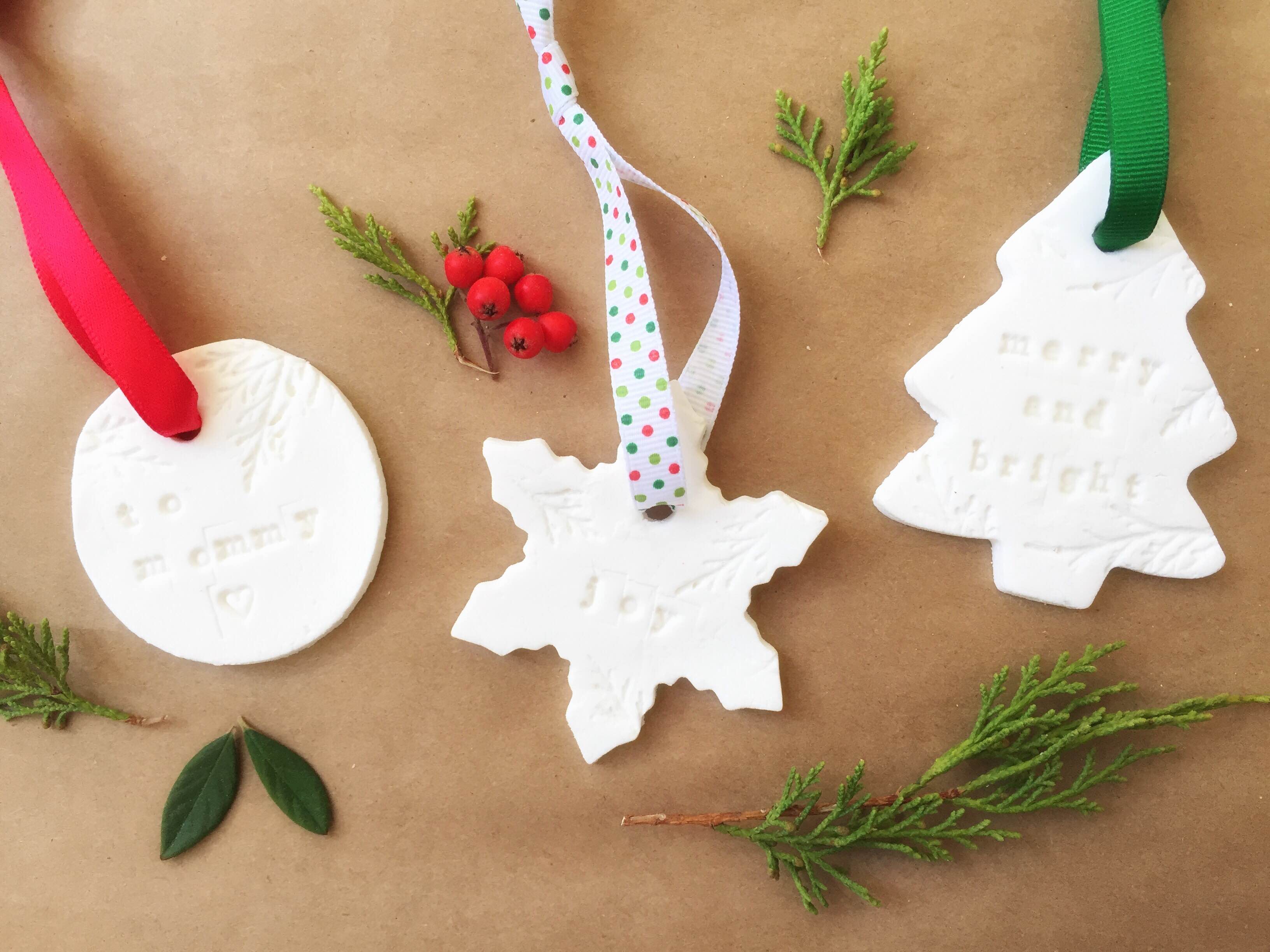 Homemade Dough Gift Tags