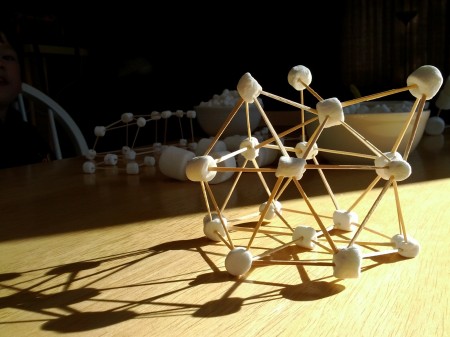Marshmallows + Toothpicks = Sculpture (Two Ingredient Tuesday)