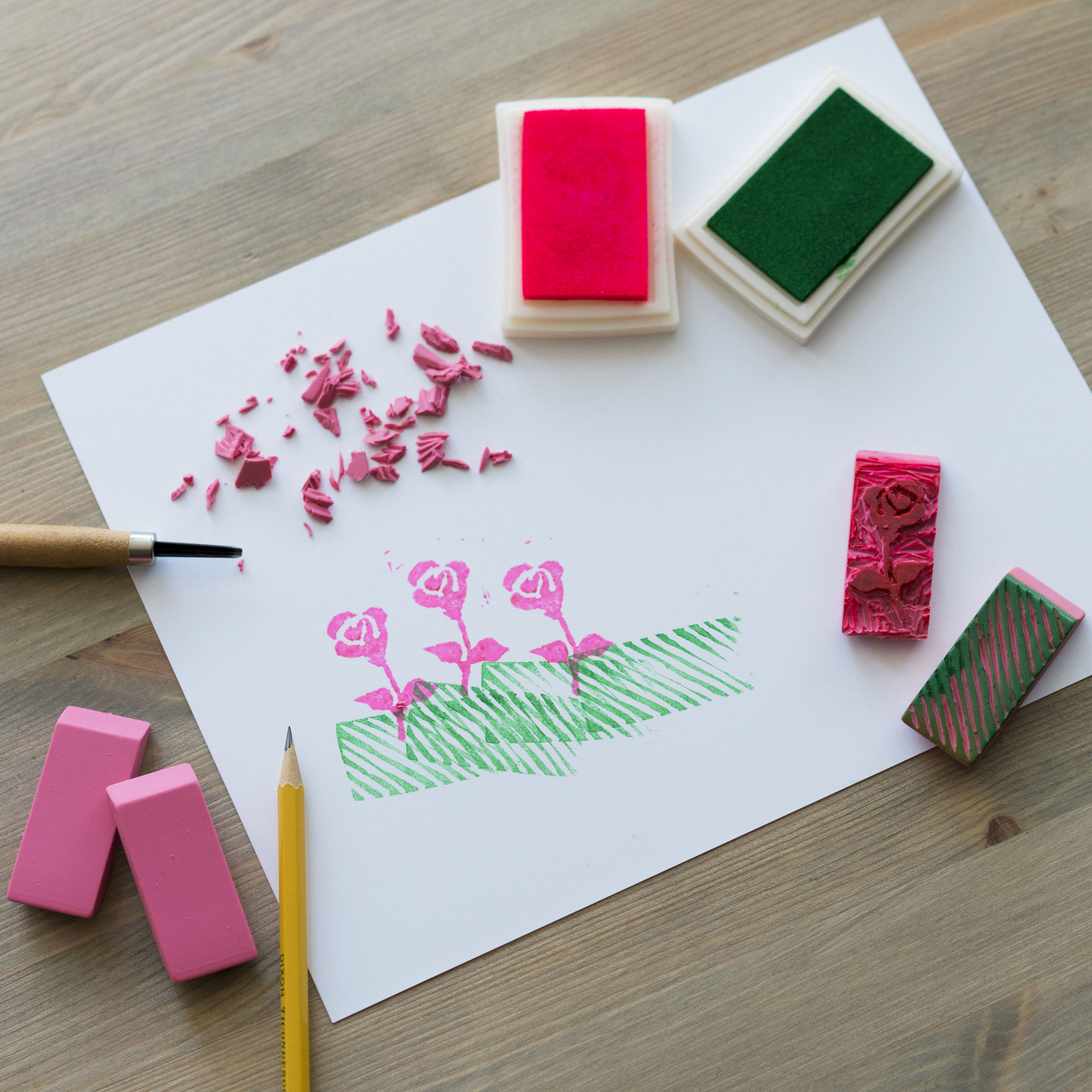 Eraser Stamps