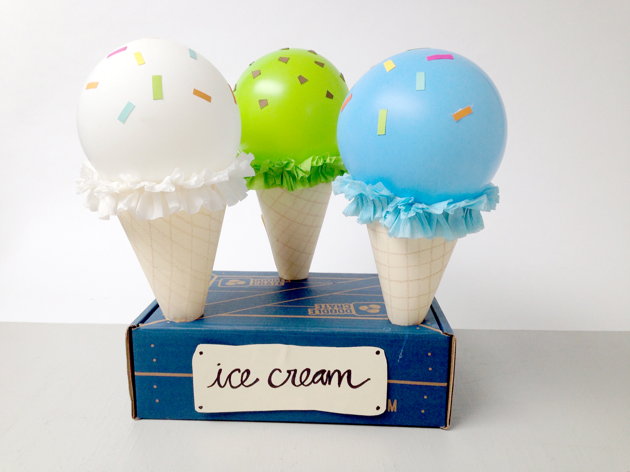 Ice Cream Balloons