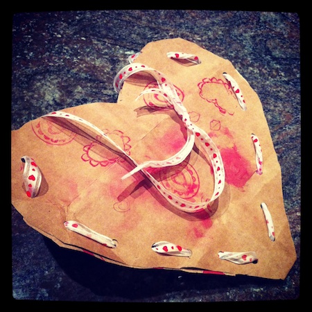 Paper Bag Valentine Satchel