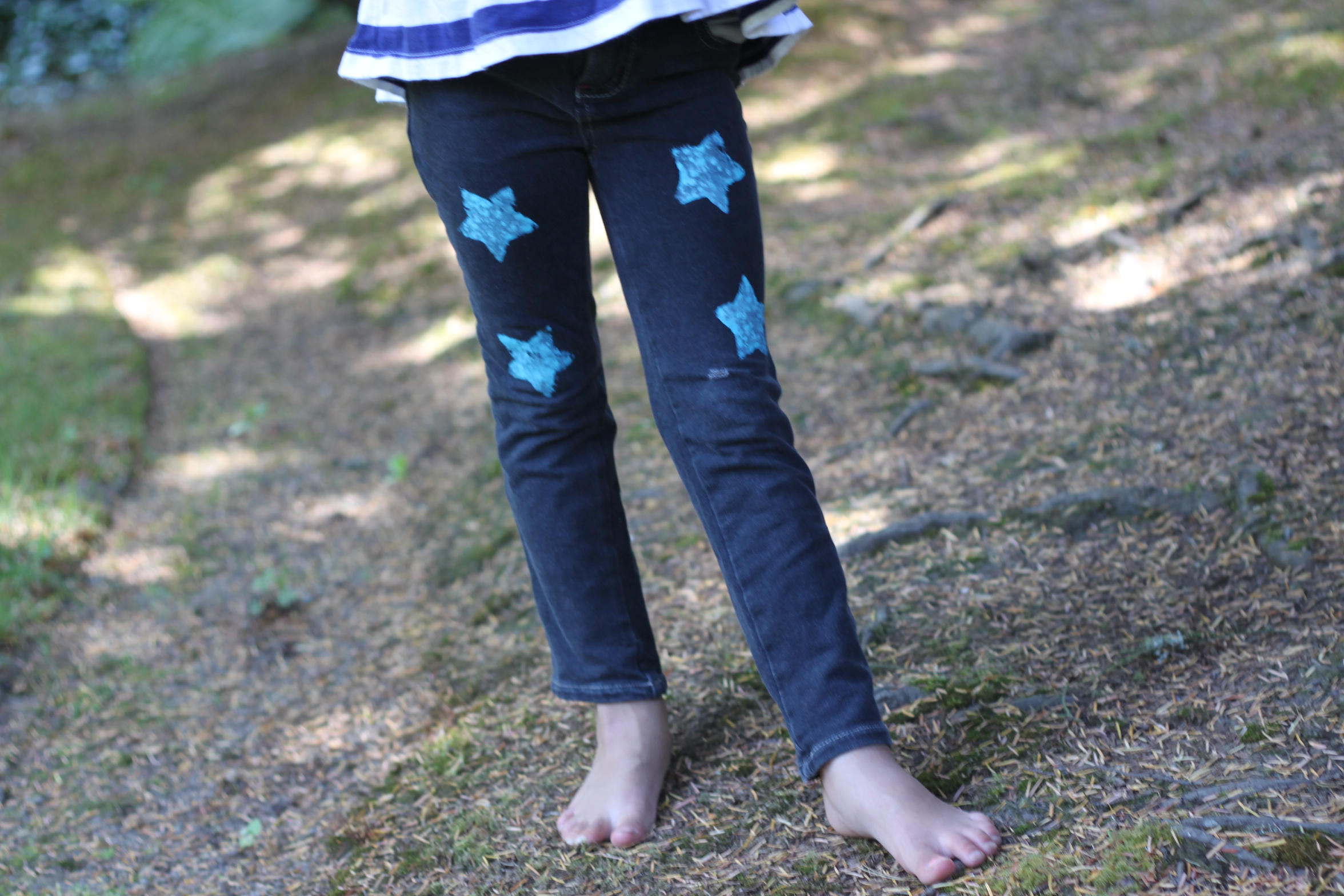 Stamped Jeans