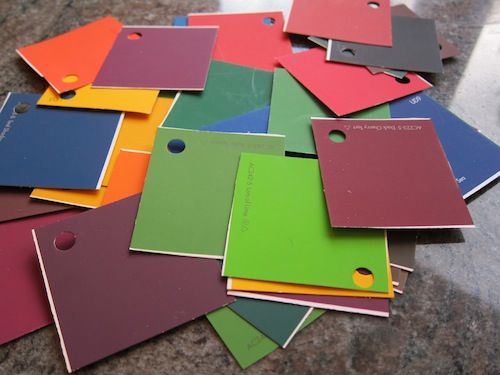 Paint Chip Scavenger Hunt