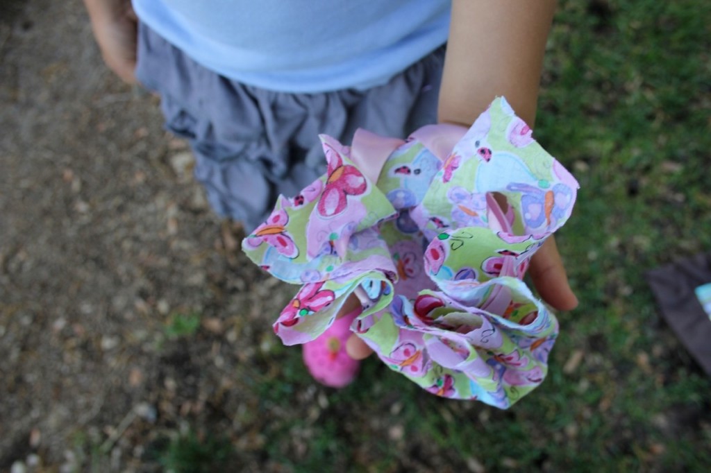 Fabric + Scissors = Pouches for Treasures - Two Ingredient Tuesday