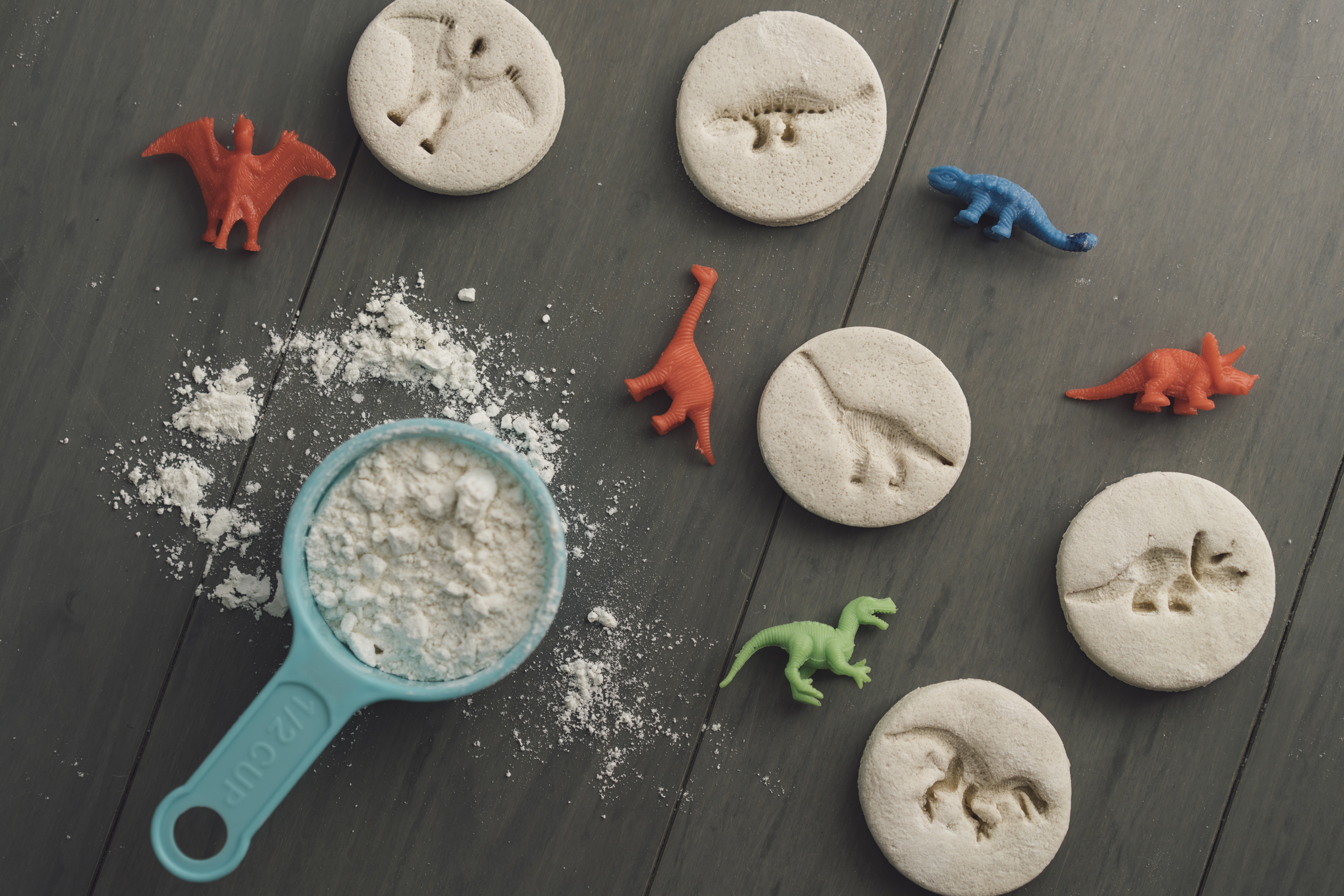 Salt Dough Dinosaur Fossils