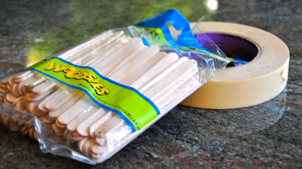 Popsicle Sticks & Masking Tape - Two Ingredient Tuesday