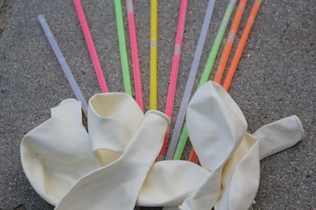 Glow Sticks and Balloons - Two Ingredient Tuesday
