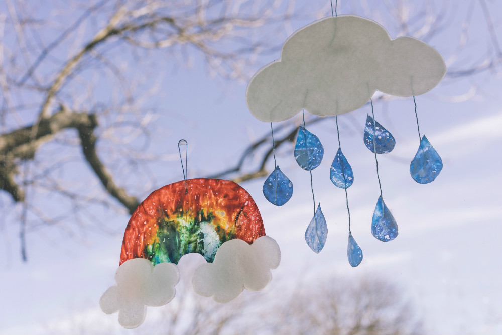 Recycled Crayon Suncatchers