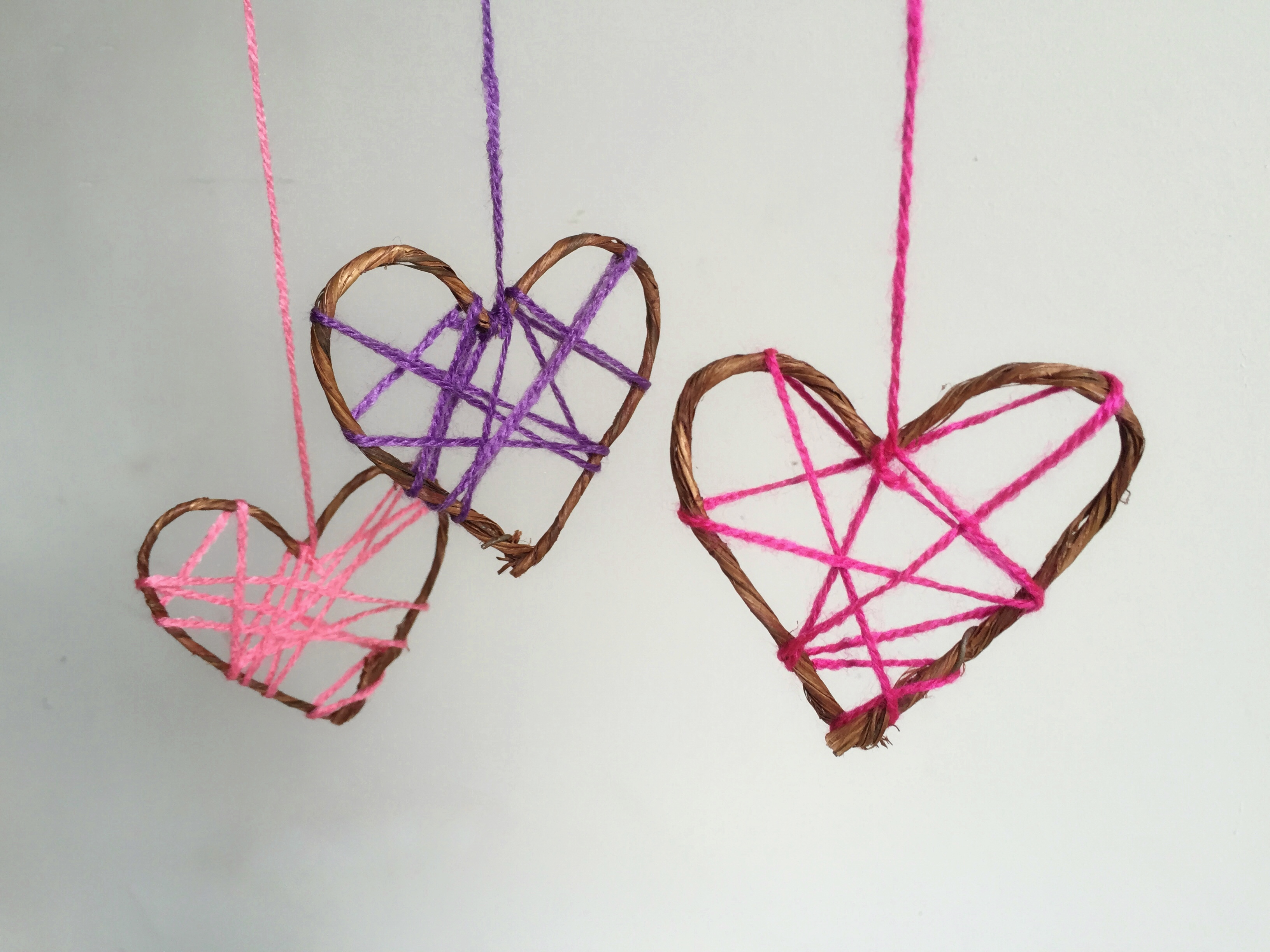 Heart-Shaped Dreamcatchers