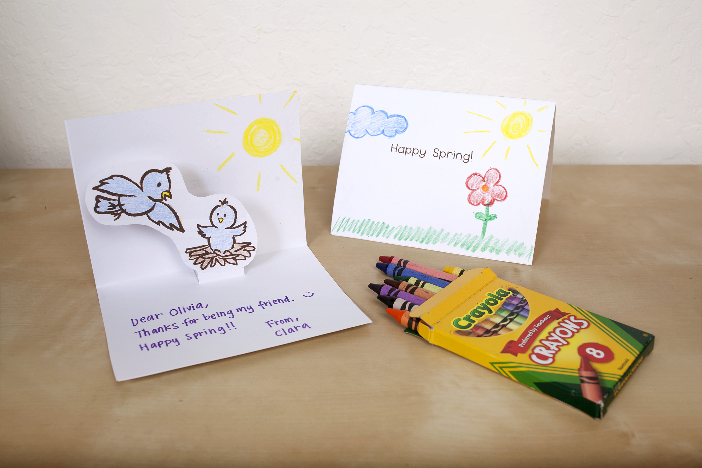 Happy Spring Pop-Up Cards