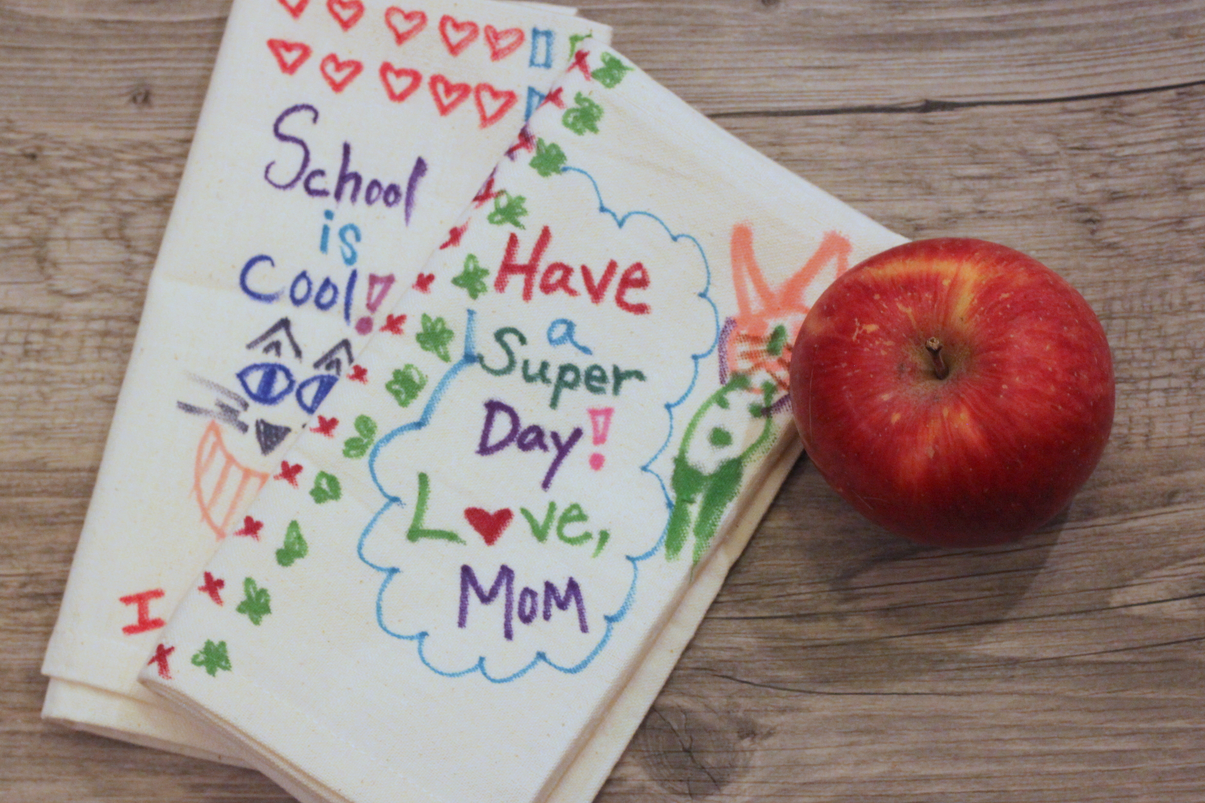 School Lunch Napkin Notes