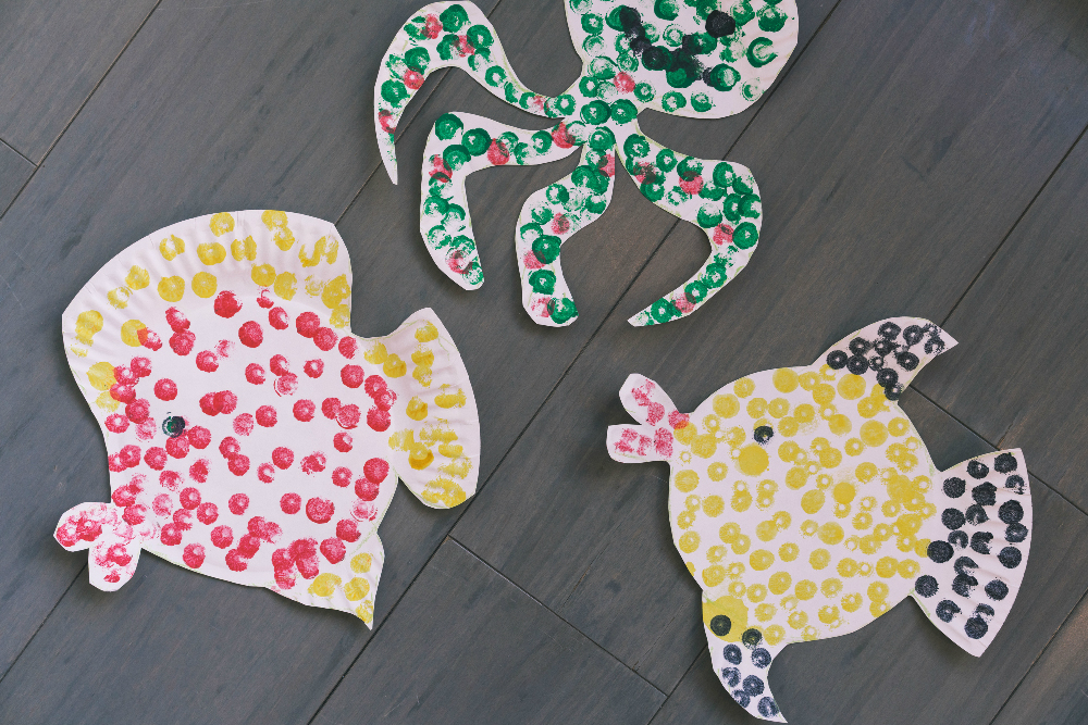 Paper Plate Sea Animals