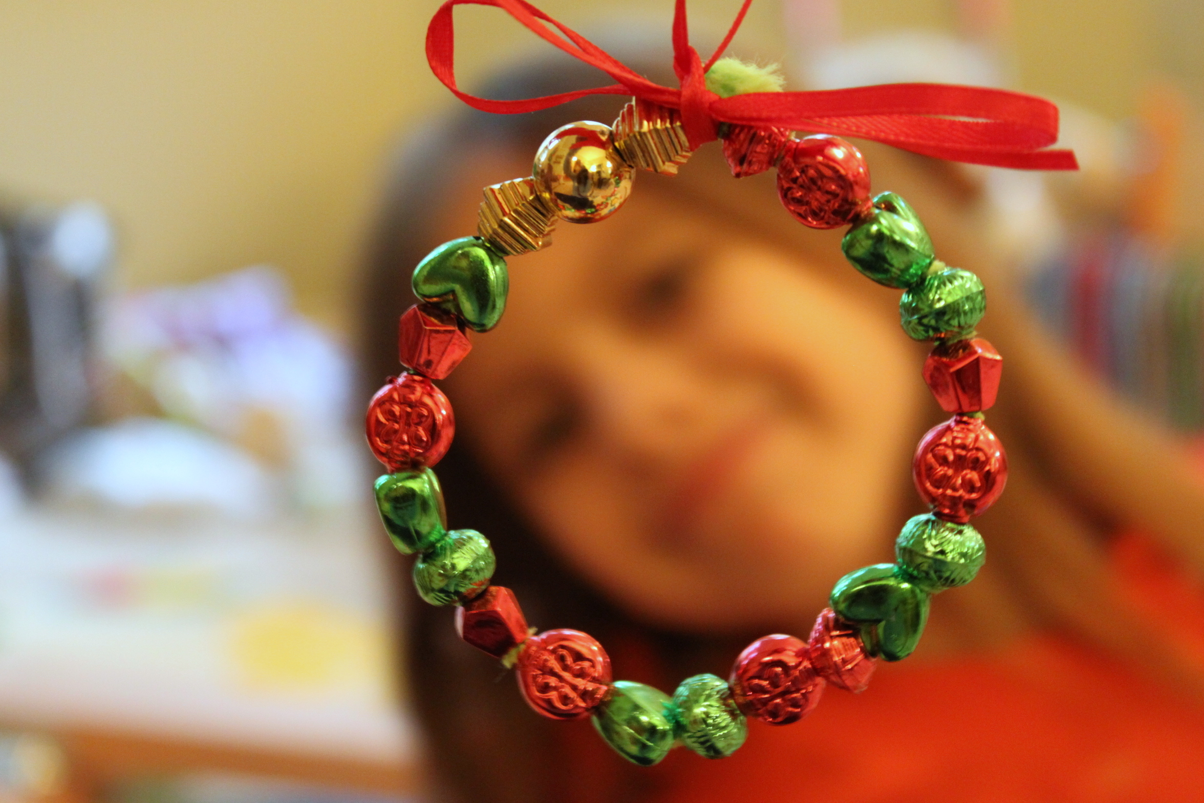 Mini Beaded Wreath