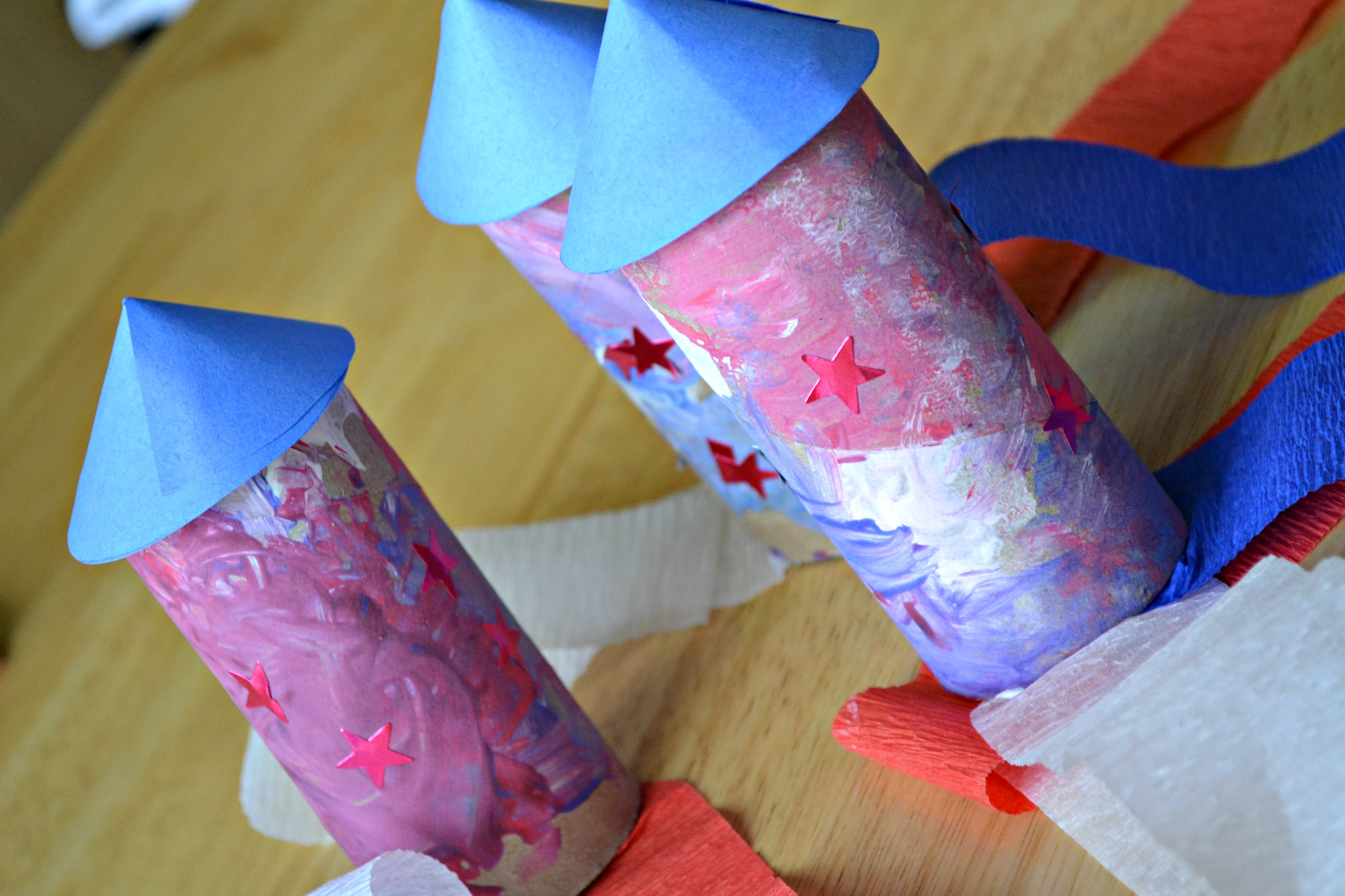 Toilet Roll Fireworks