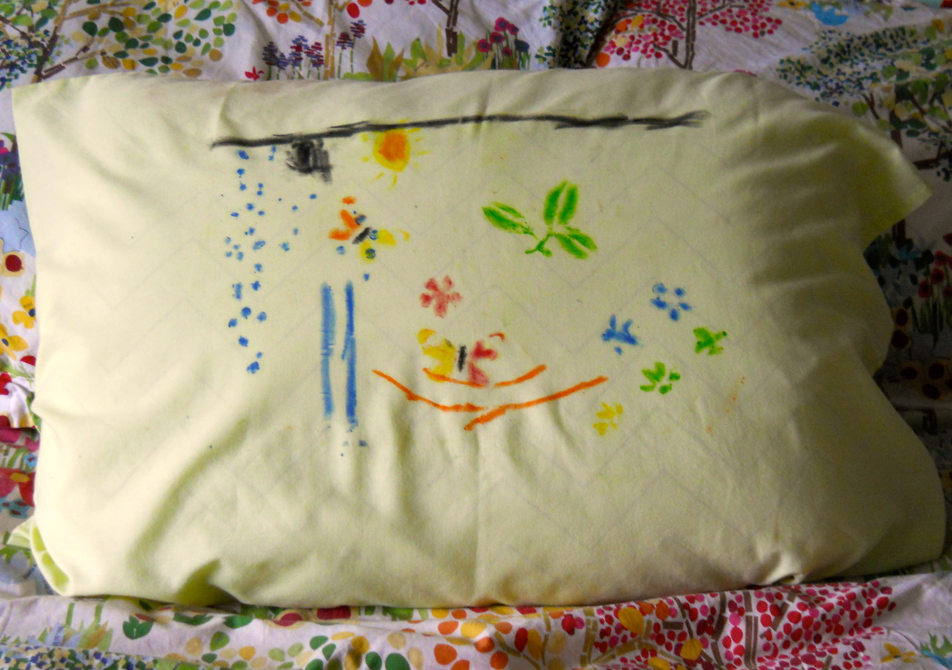 Stencil Pillowcase