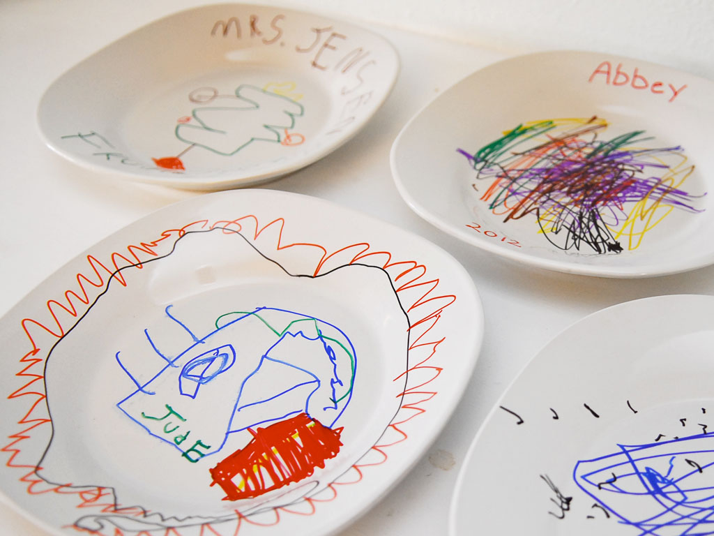Decorated Ceramic Plates