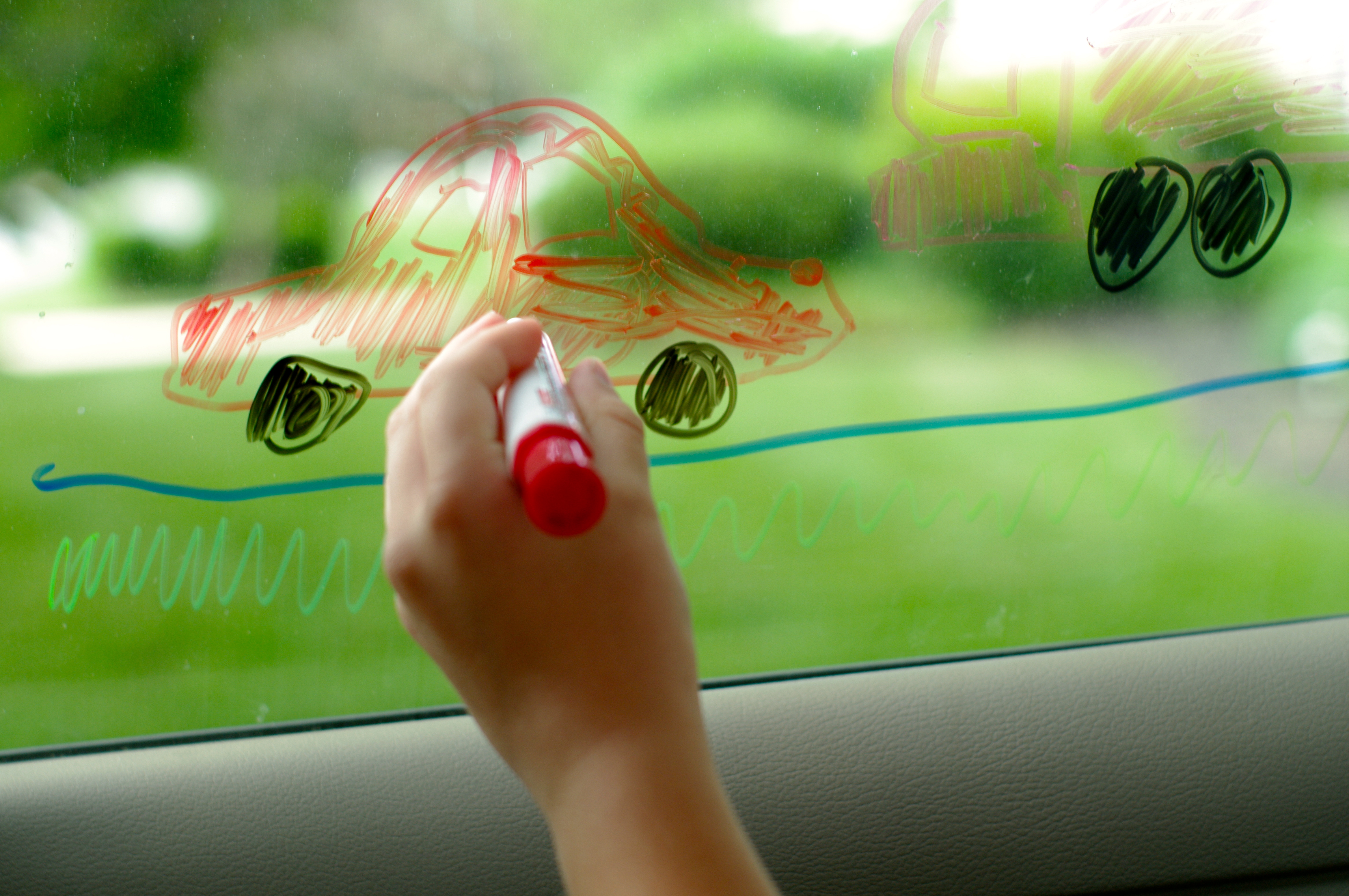 Dry Erase Backseat Activity
