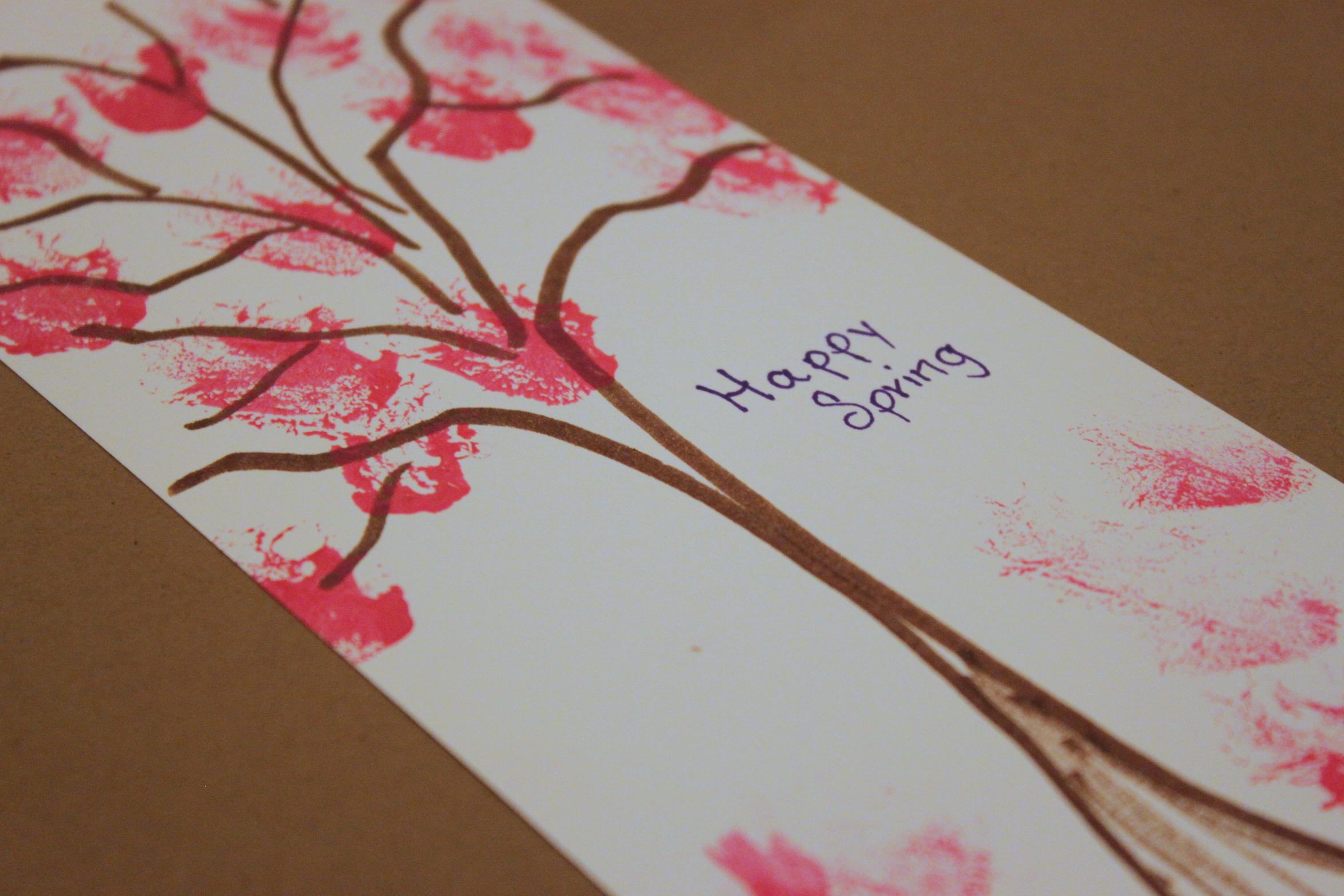 Cotton Cherry Blossom Painting