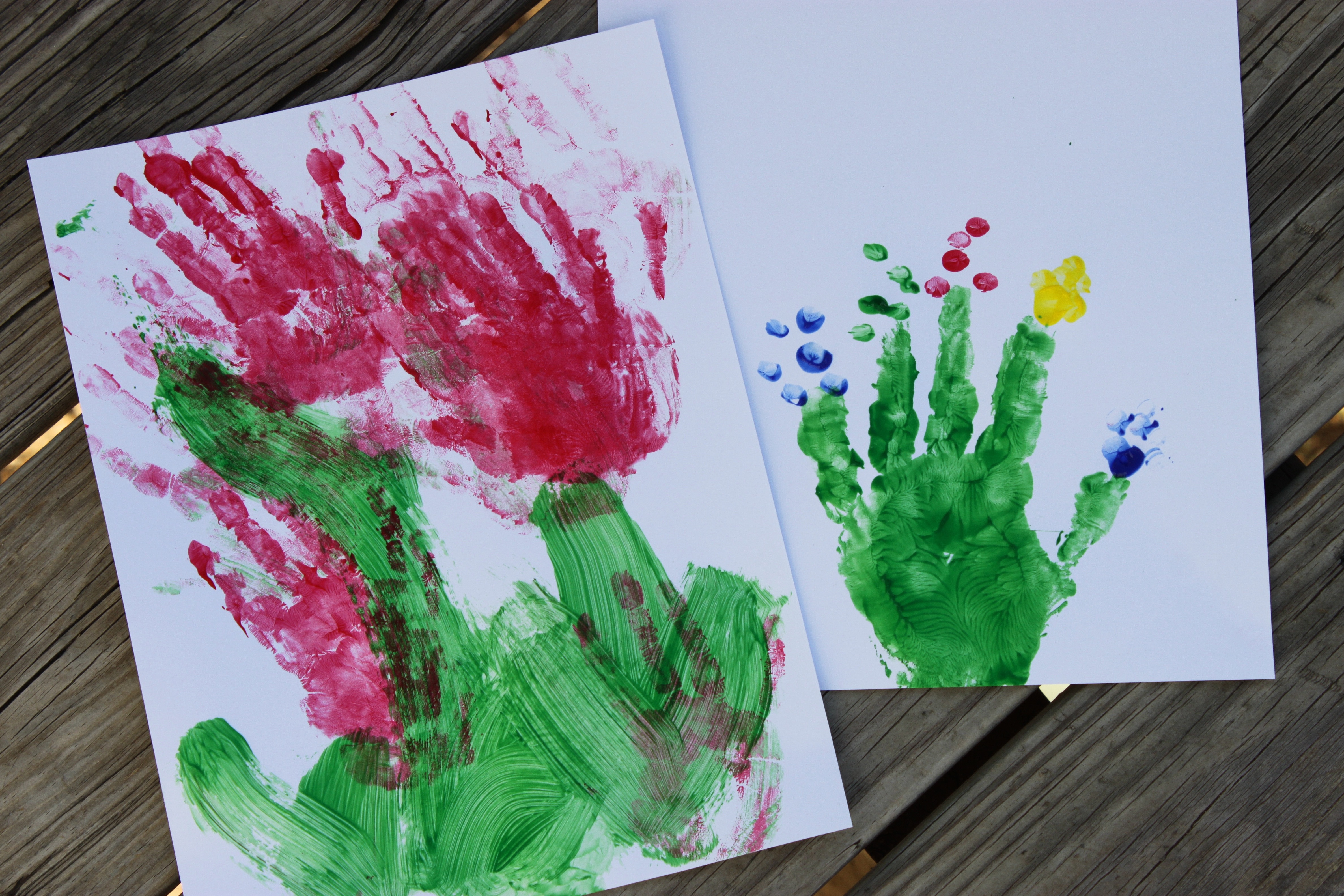 Handprint Flowers