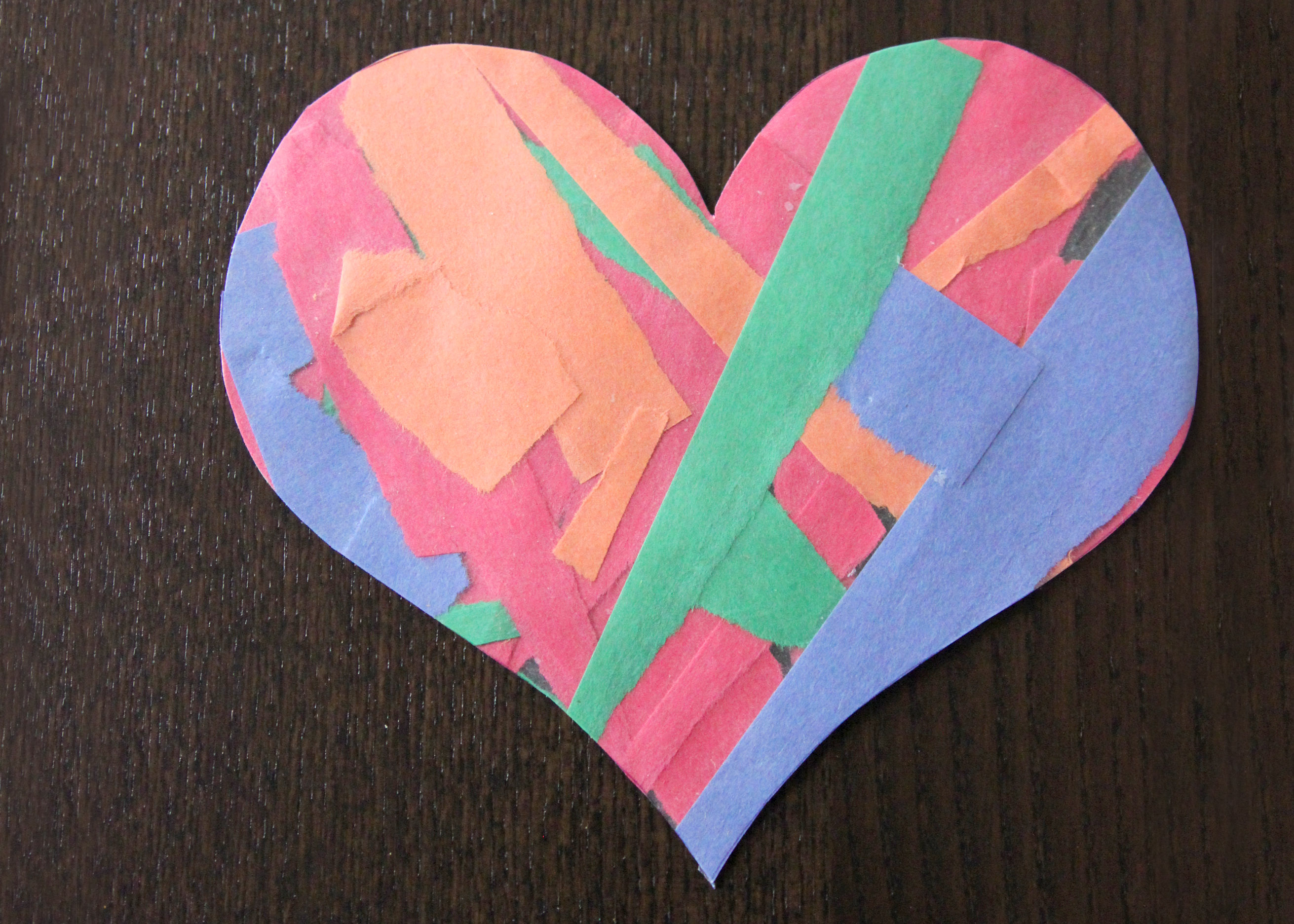 Torn Paper Hearts
