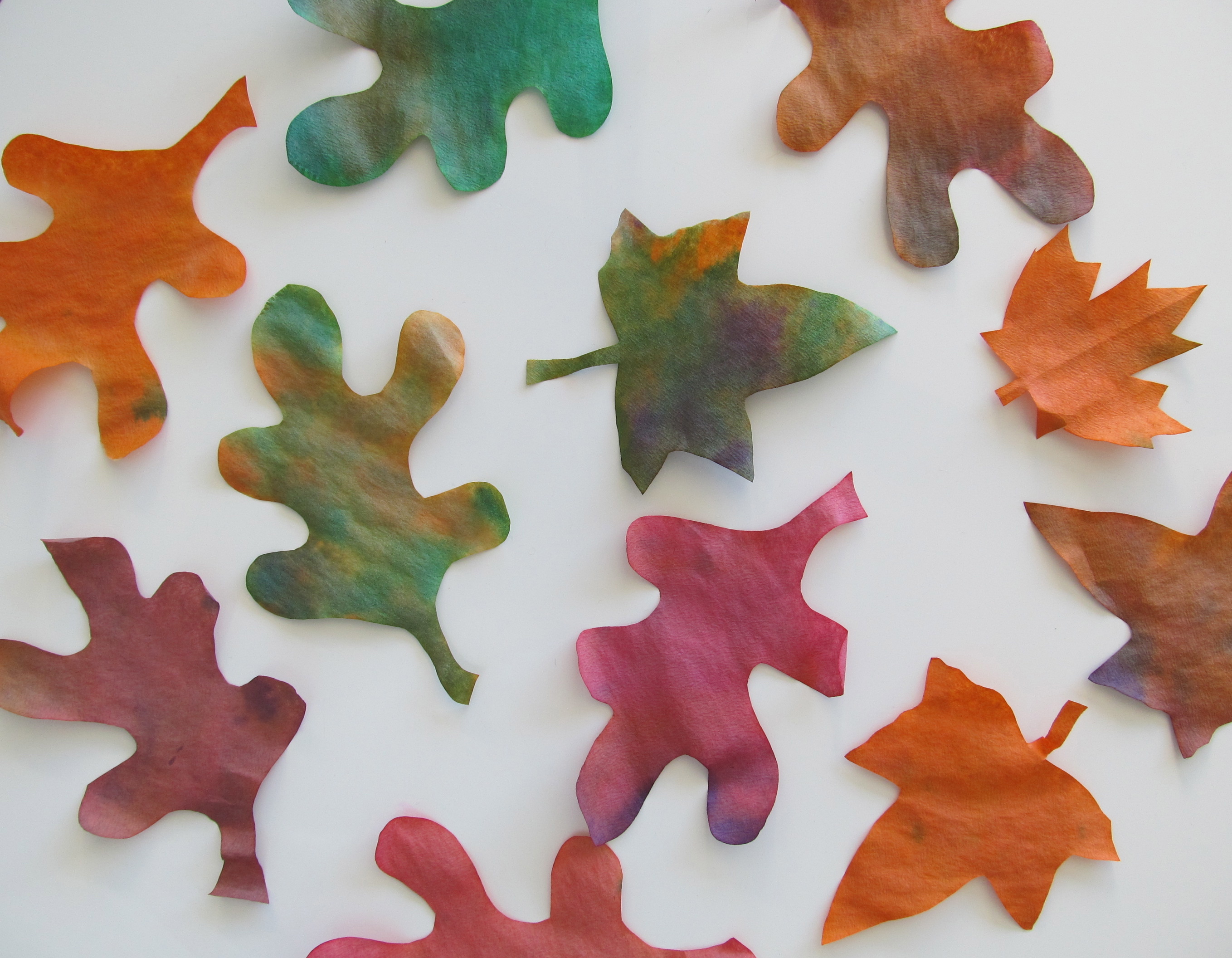 Watercolor Leaves