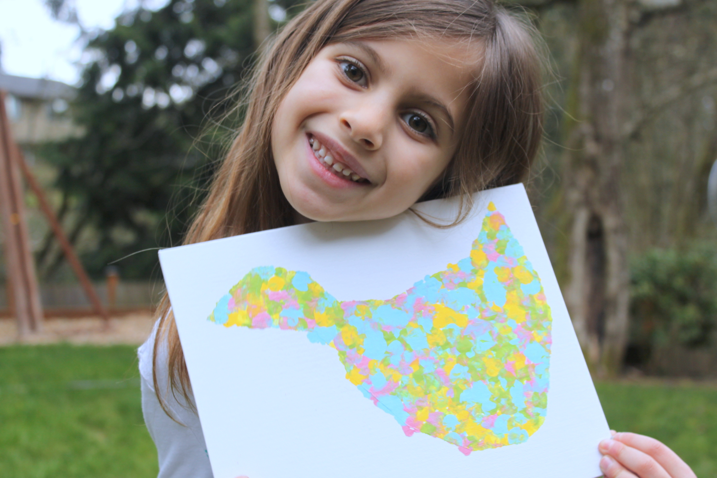 Fingerprint Bird Painting