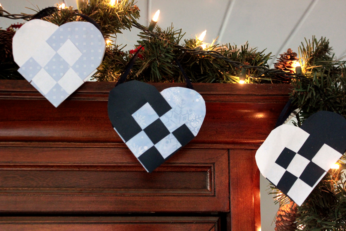 Danish Woven Paper Heart Baskets