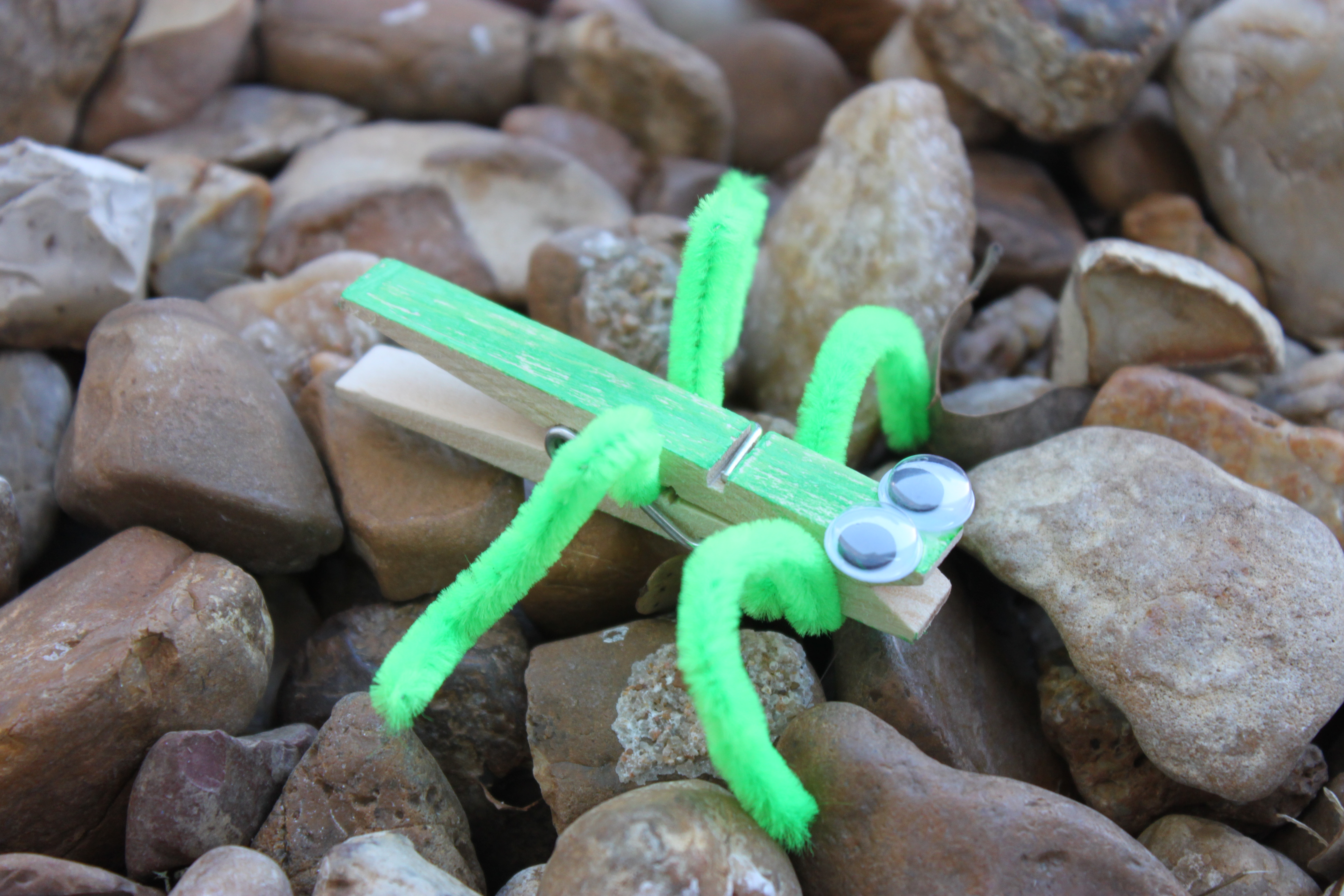 Clothespin Grasshopper
