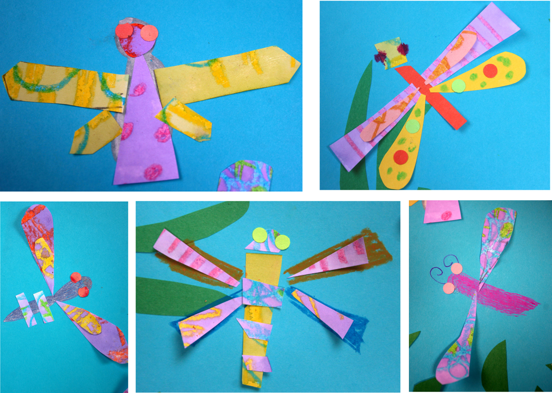 Paper Shape Dragonflies