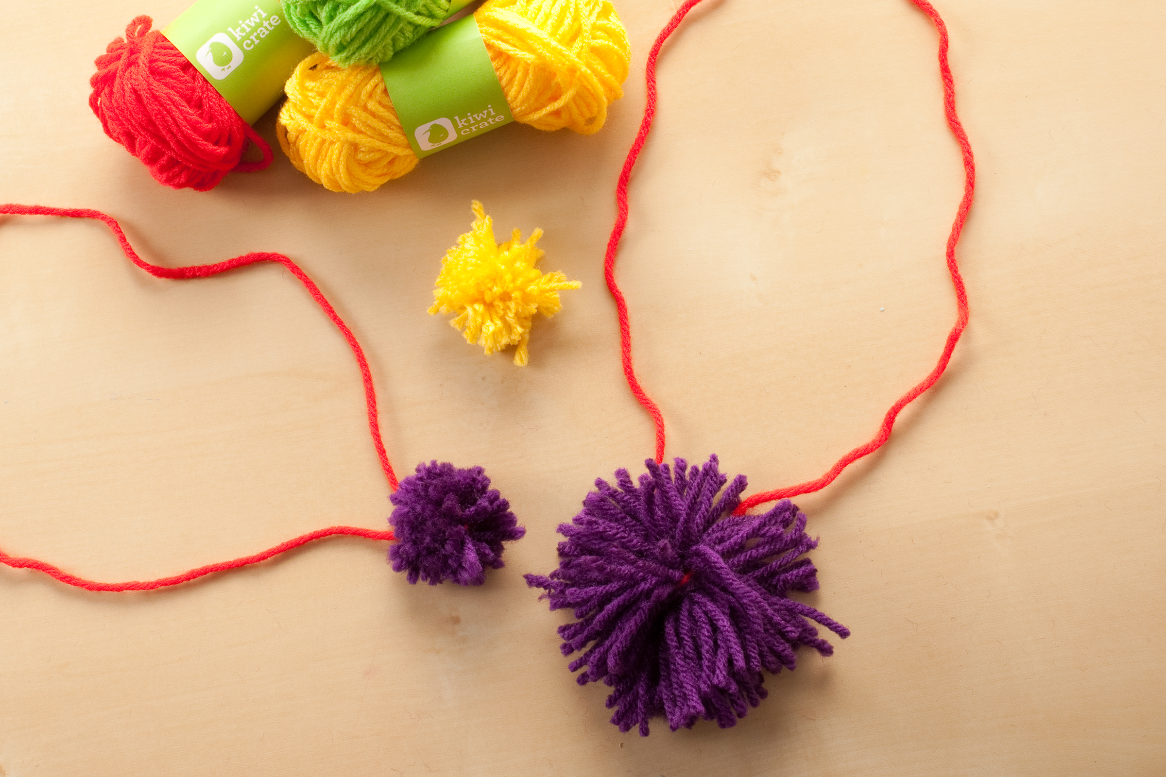 Pom-Pom Necklace