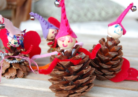 Pine Cone Fairy Family