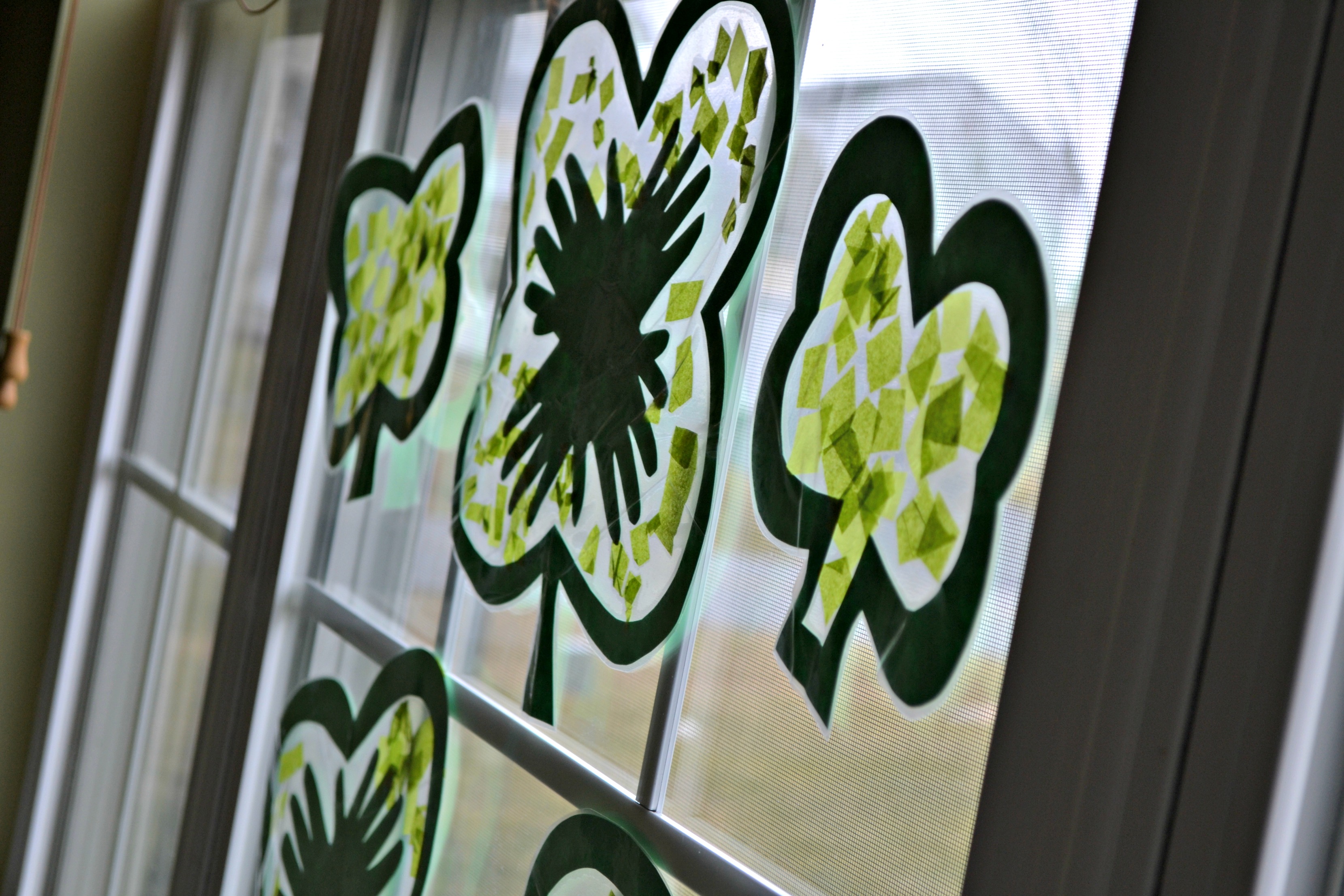 Shamrock Suncatchers