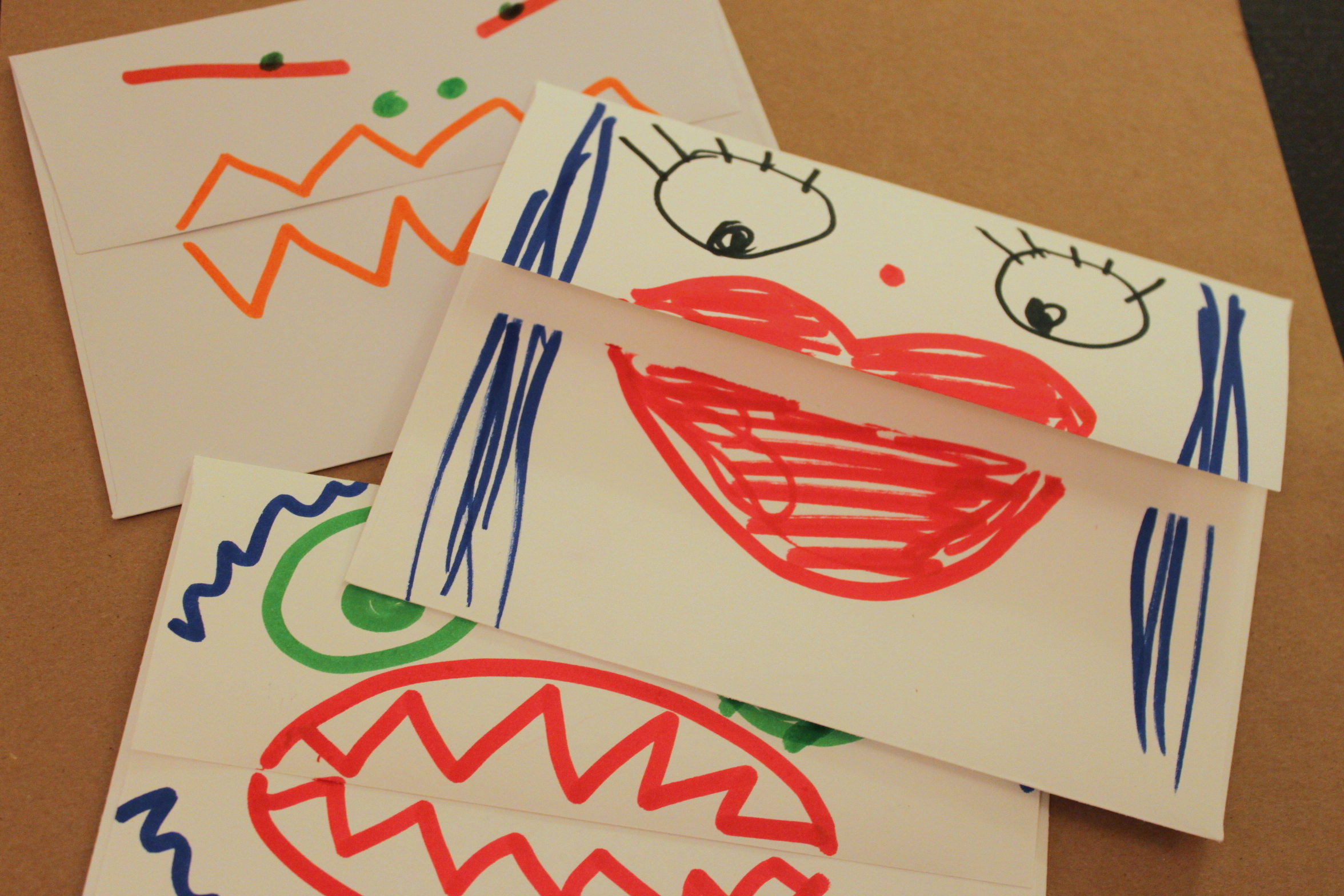Monster Mouth Envelopes