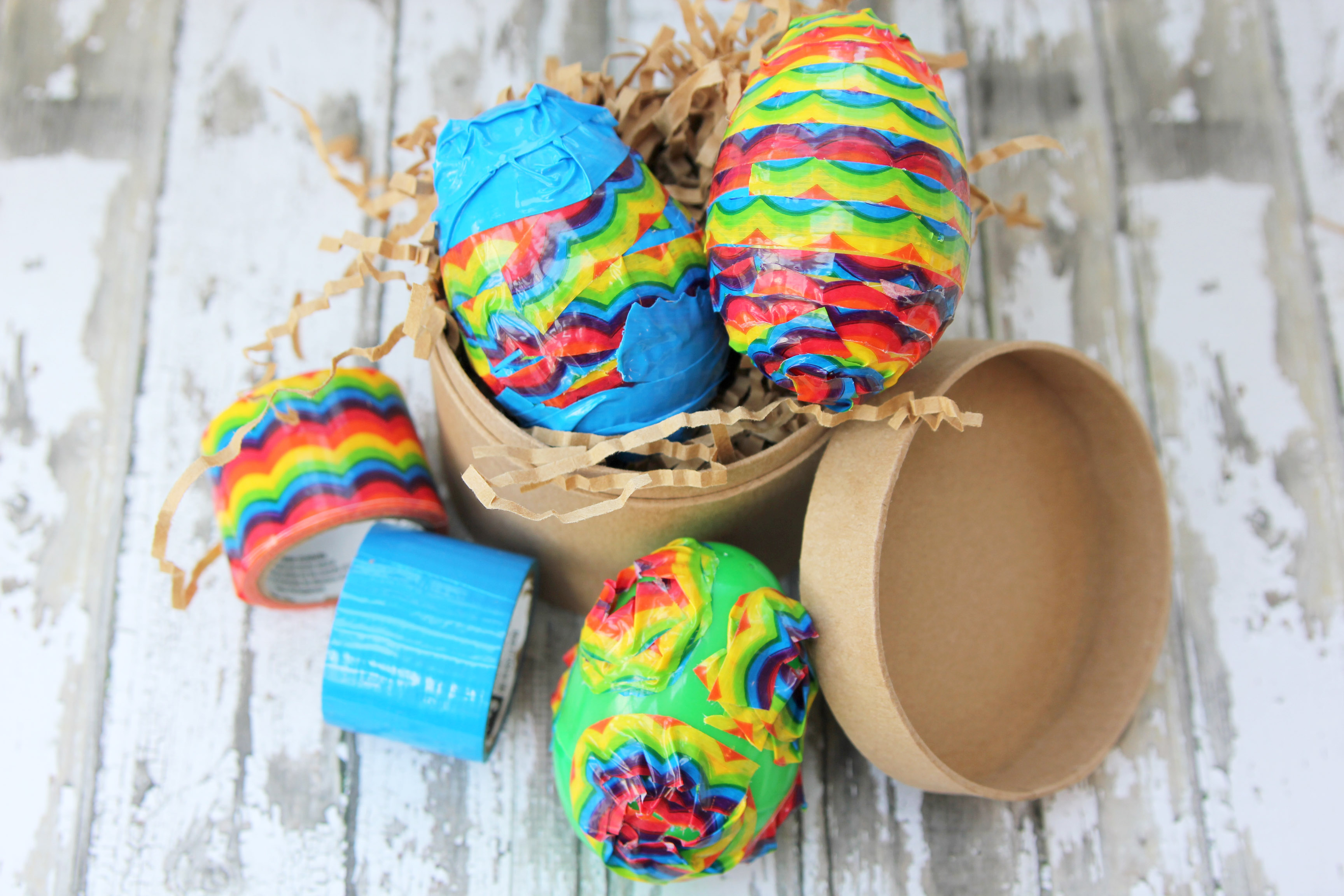 Decorative Duct Tape Easter Eggs