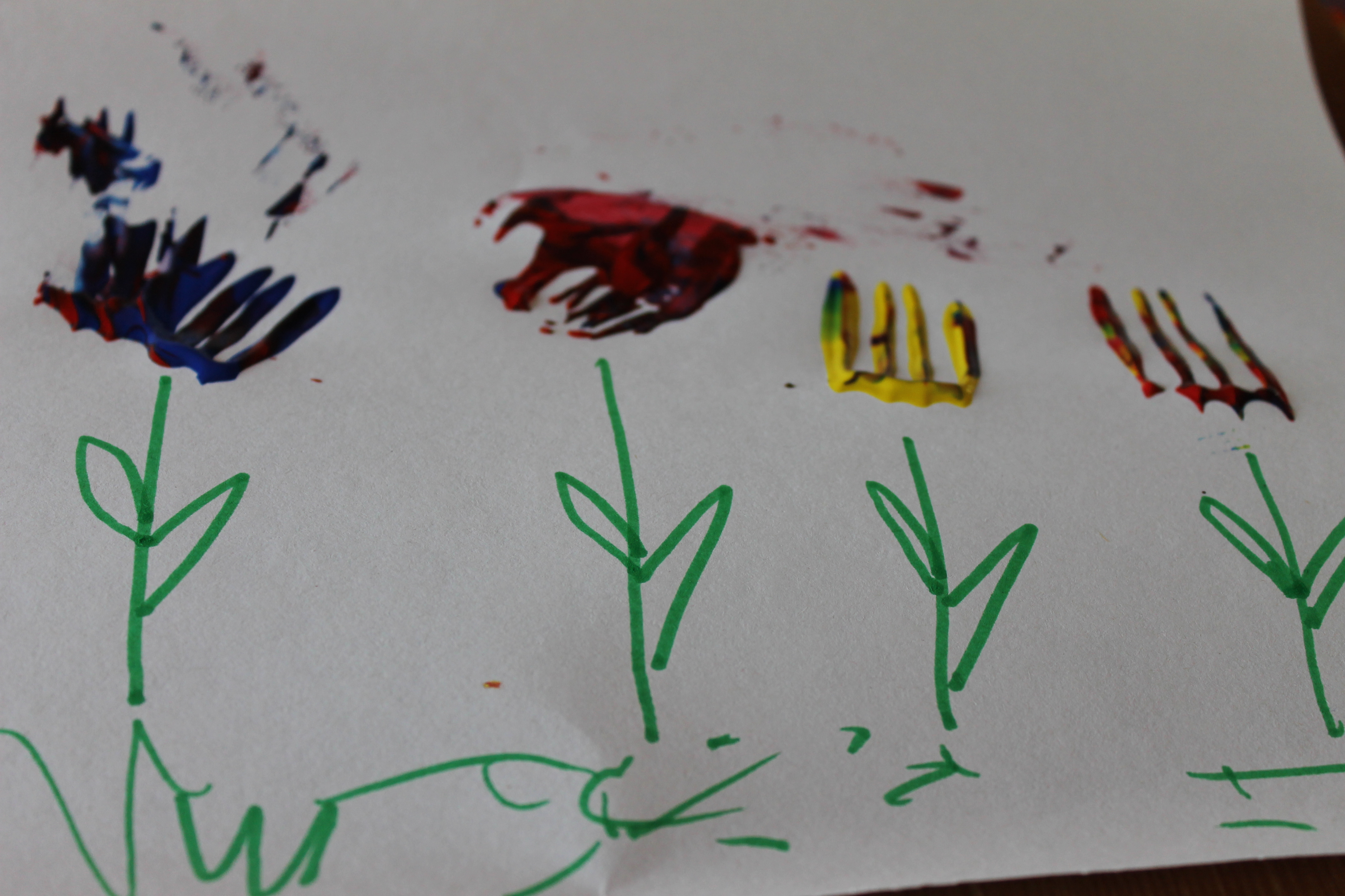 Fork Painted Tulips